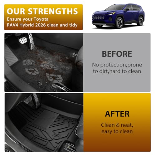 Floor Mats for Toyota RAV4 Hybrid 2026 2027