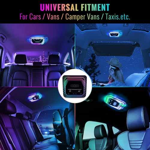 Universal Car Rear Dome Light Replacement (Ripple Style)
