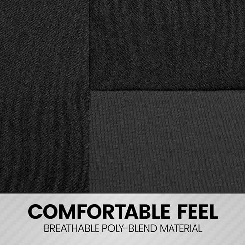 PolyPro 2 Pack Front Car Seat Covers Set in Charcoal (2 Fronts Only-Charcoal Gray)