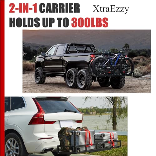 Hitch Mount Bike Rack for Ebike Heavy (All Black)