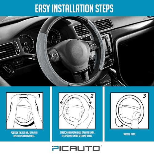 Steering Wheel Cover (Gray)