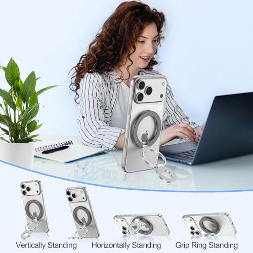 Magnetic Phone Ring Holder for MagSafe (gray)
