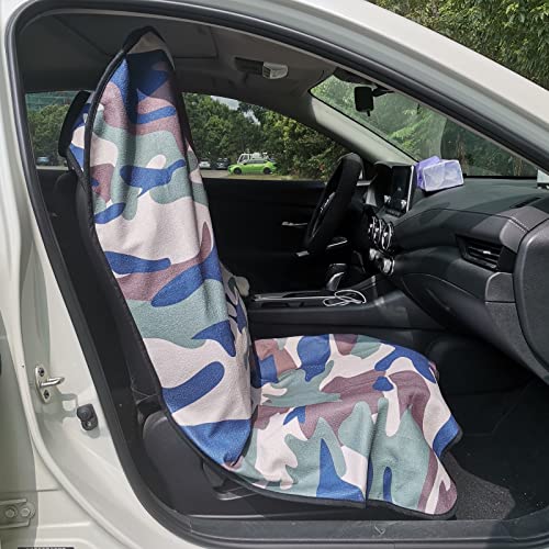 Car Seat Cover Protector Front Seats (1Pcs Front Seat Towel / Camouflage)