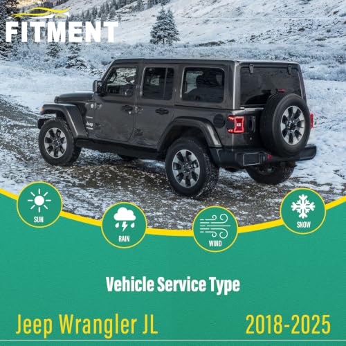 Windshield Wiper Blade Replacement for Jeep Wrangler JL 2018 (16" 16" 12")