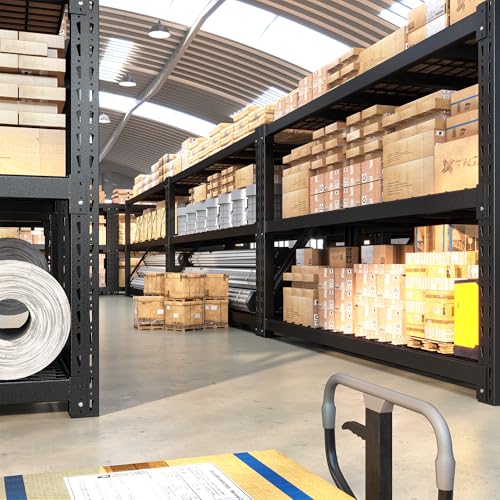 77.2" W Garage Shelving Heavy Duty (77.2"W x 23.7"D x 66.2"H, 3-Tier)