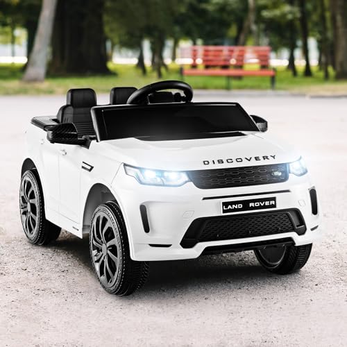 12V Kids Ride On Car (White / 42.5” x 25.5” x 20”(L x W x H))