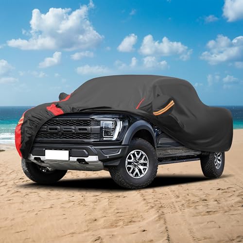 Truck Cover Waterproof All Weather. Fits Up to 230 inches (T2 Fit Truck Length 210-230 inch / 4 Truck Cover)