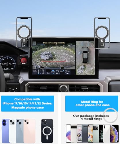 Car Phone Holder for Toyota Tacoma 2024 (for 2024-2026 Tacoma/2025-2026 4Runner (14" Screen)