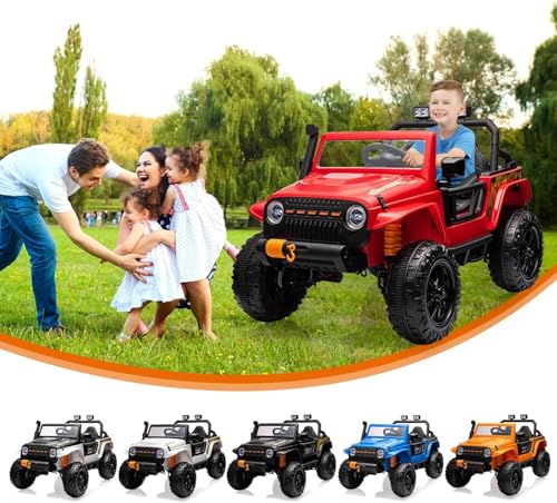 24V 2 Seater Ride On Car for Kids (Red)