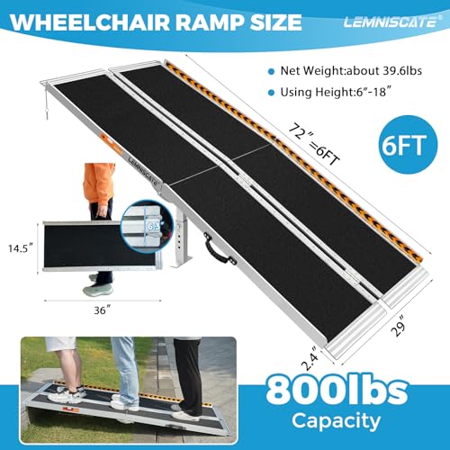 Portable Wheelchair Ramp 6FT (6FT)