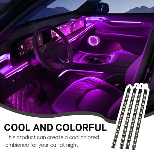 Car LED Strip Light (48 LED,USB / pink purple)