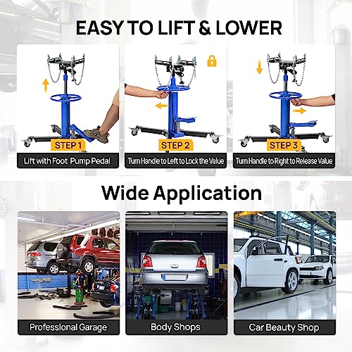 Transmission Jack (Blue 3/4 Ton)
