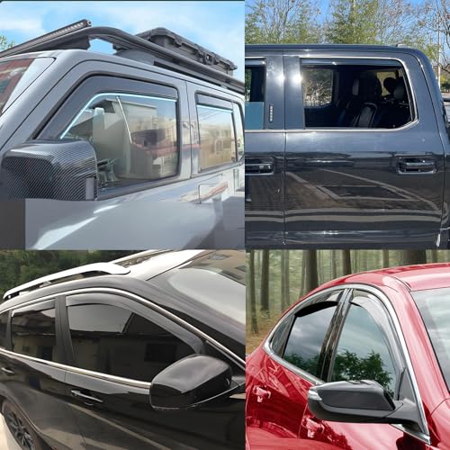 Rain Guards Compatible with Jeep Grand Cherokee L 2021 (for Inchannel Grand Cherokee L 2021-2024)