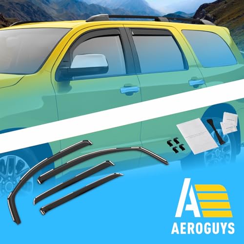 Extra Durable Window Deflectors in (For Toyota Sequoia 08-22)