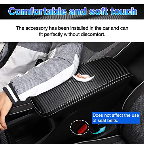 Center Console Cover for Chevy (4)21-26|Trailblazer|Carbon Pattern,Regular)