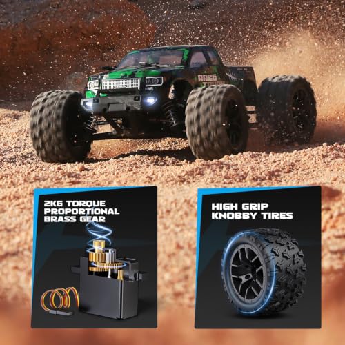 18859 1 18 Scale All Terrain RC Car (Green-black)