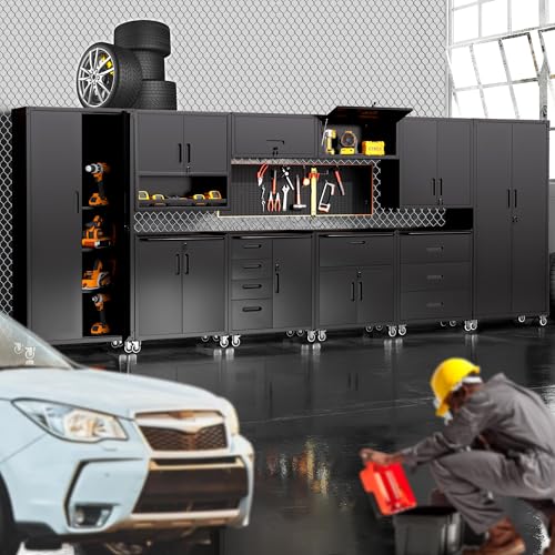 Garage Storage Cabinet System (Black)