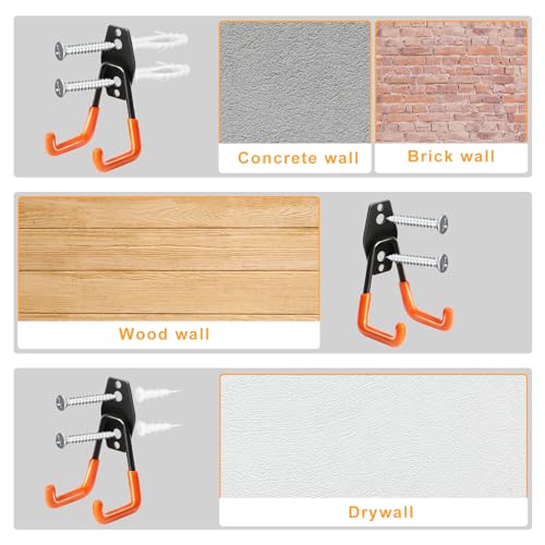 Heavy Duty Wall Hook for Hanging (2.8 Inch)