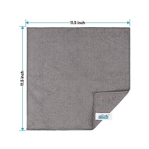 Grey Microfiber Cleaning Cloth (Grey)