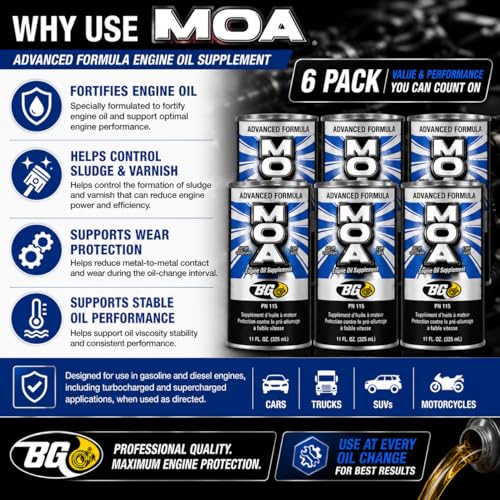 BG Advanced Formula MOA PN 115 Motor Oil Additive