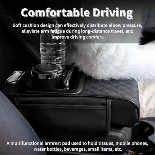 5-in-1 Center Console Cover Fit for Toyota Tacoma #005 Black (Fit for Toyota Tacoma / #005 Black)
