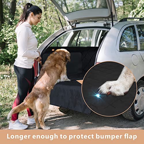 SUV Cargo Liner for Dogs (Black / Medium - 81" Long (Non-slip Back))
