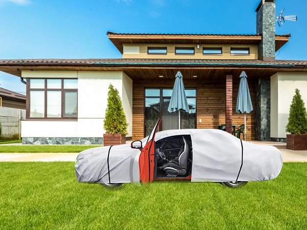 Car Cover Custom Fit for Toyota Corolla 2000 (Fit for Toyota Corolla / Honda Silver)