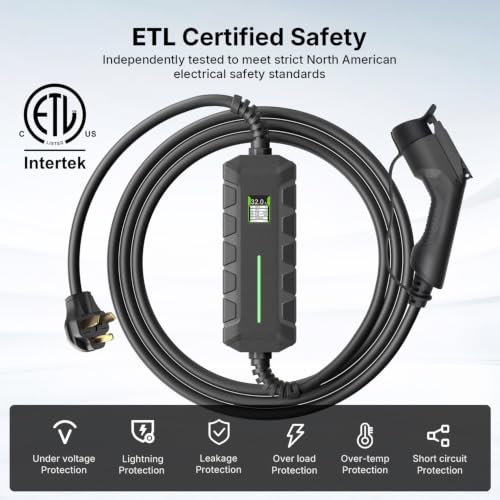 Level 2 EV Charger 30Amp 240V (30A-NEMA 10-30)