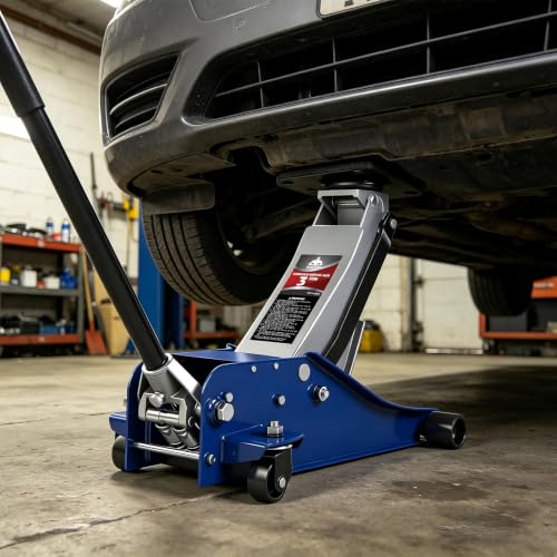 6600LBS Floor Jack (3 Ton Dual Pump / Blue)