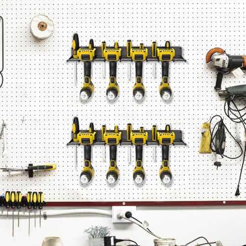 Drill Holder Wall Mount (2-Pack Drill Holder)