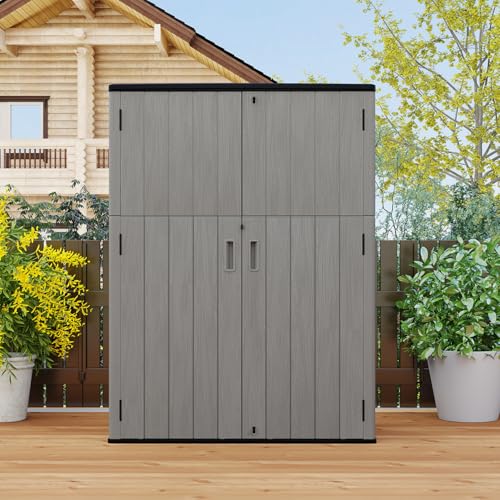 Outdoor Storage Shed 57 Cu.Ft (Shallow Brown / 57 Cu.ft)