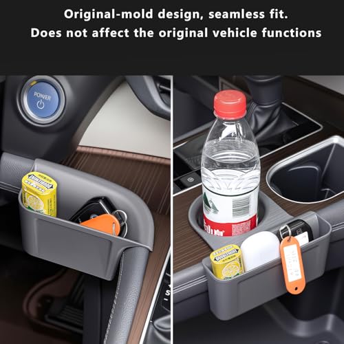 2PCS Cup Holder Storage Box for Toyota Sienna 2021 (Cup Holder Storage Box)
