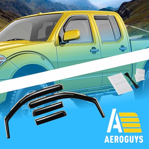 Extra Durable Window Deflectors in (For Nissan Frontier 05-21)