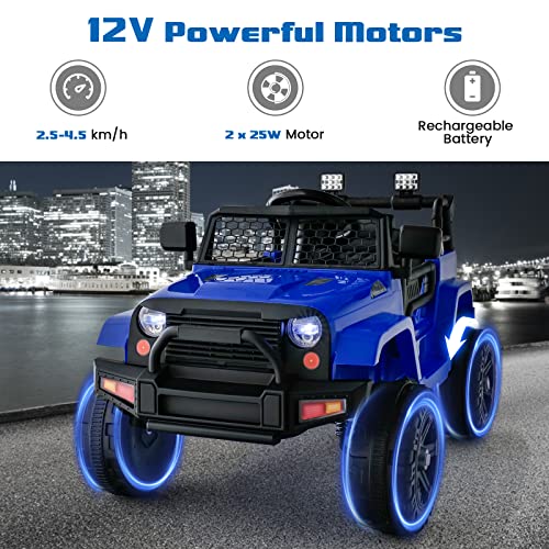 Kids Ride On Truck (Blue)