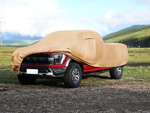 Heavy Duty Outdoor Car Cover Custom Fit for 2004 (Custom Fit Ford F150 / brown)