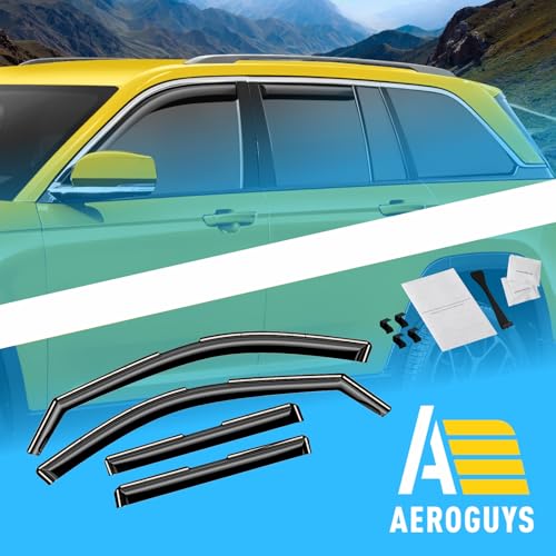 Extra Durable Window Deflectors in (For Jeep Grand Cherokee 22-26)