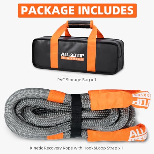 Kinetic Recovery Rope (1"x30',Gray)