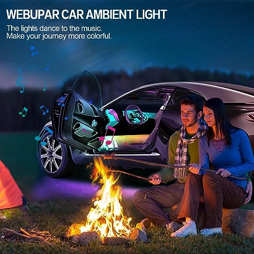 Acrylic Interior Car Lights (RGB color 10 lights)