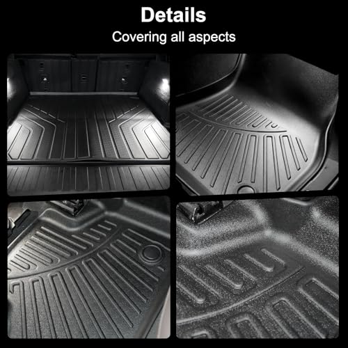 Floor Mats & Trunk Mat for 2019 (2019-2025|For BMW X5 40i|Full Set)
