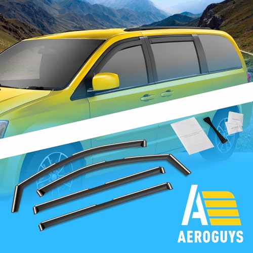 Extra Durable Window Deflectors in (For Dodge Grand Caravan 08-20)