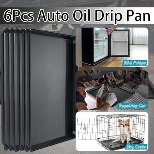 3Pcs Auto Oil Drip Pan Extra Large Oil Drip Pan for Under Car (3PCS)