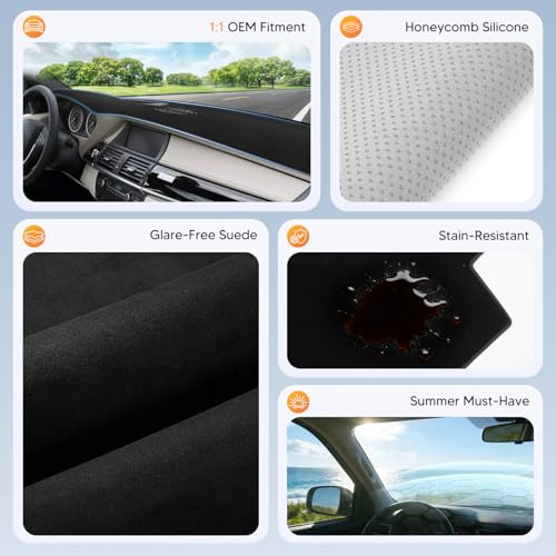 Dash Cover for 2008 (08-13 BMW X5(Black))