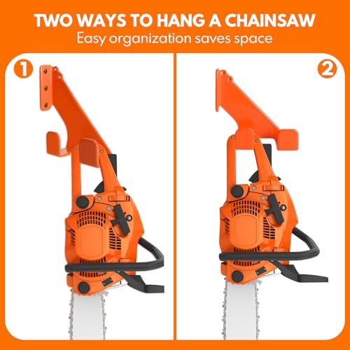 Chainsaw Hanger (orange)