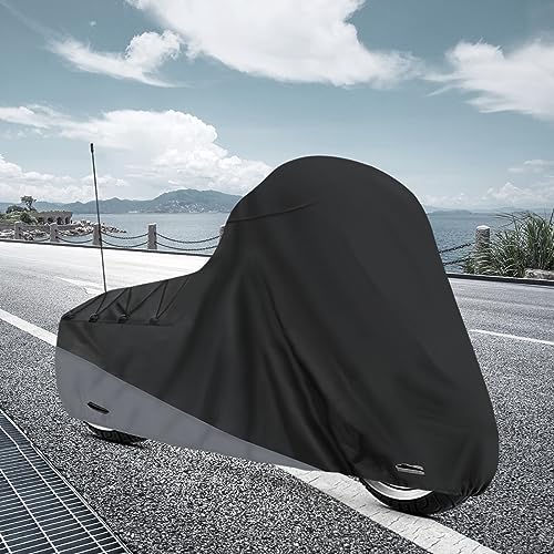 Motorcycle Cover for Touring Models Outdoor All Weather Protection (Side Box)