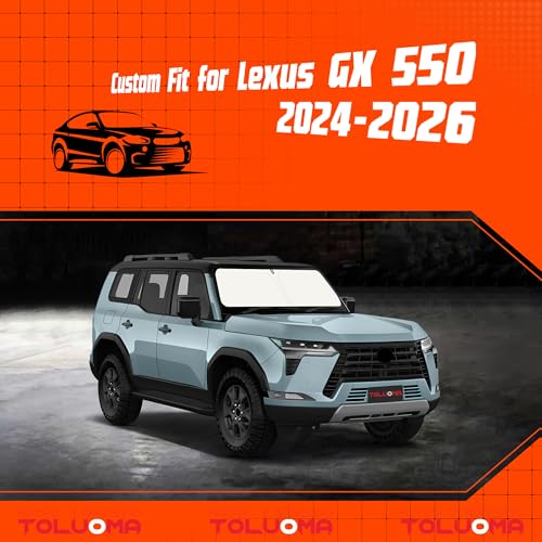 Custom Fit Windshield Sun Shade for Le (for Le-xus GX 550 2024-2025)