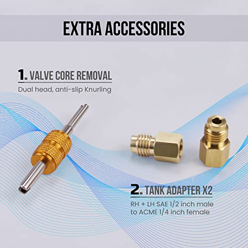 R1234yf Quick Couplers Set