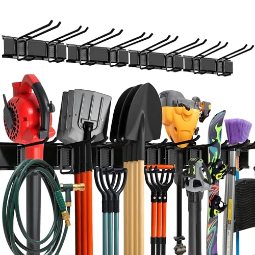 Garage Wall Organizer (Black / 64" (0 Shelves))