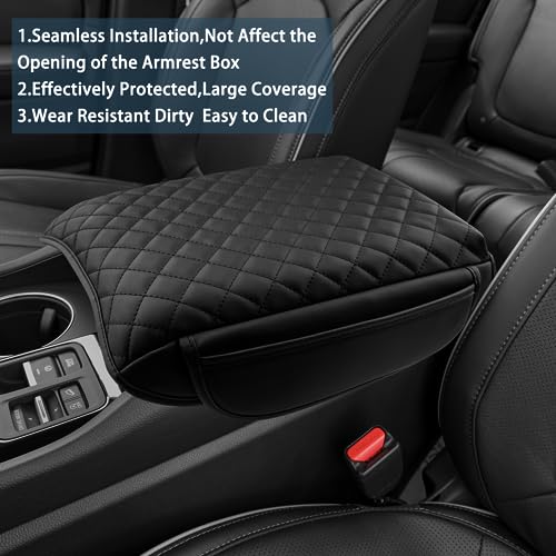 2026 Passport Armrest Cover for Honda Passport 2026 Accessories Thicken Soft & Comfy Center Console Cover Compatible with 2024 (2026+ Honda Passport)