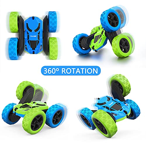Remote Control Car for Kids (Blue&green / Standard (Headlights))