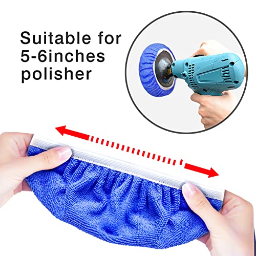 9 to 10 Inch Car Polisher Pad Bonnet (9-10 inches)
